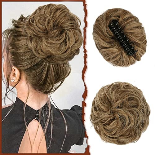 Claw Clip Messy Bun Hair Piece