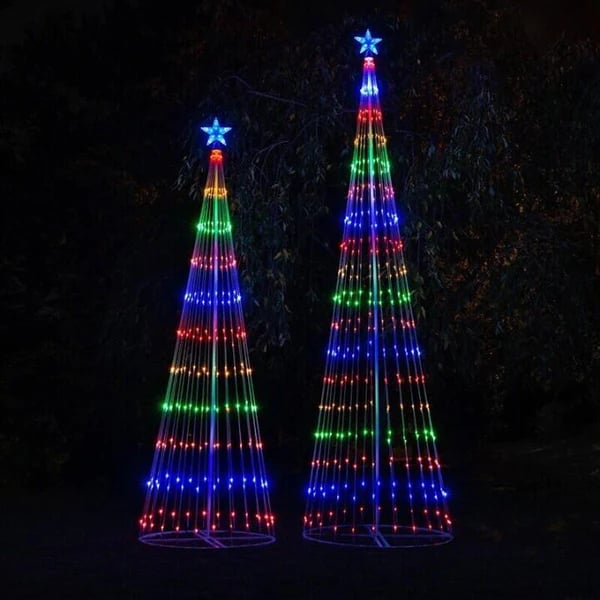 🌈Early Christmas Discounts🎄Multi-color LED animated outdoor Christmas tree