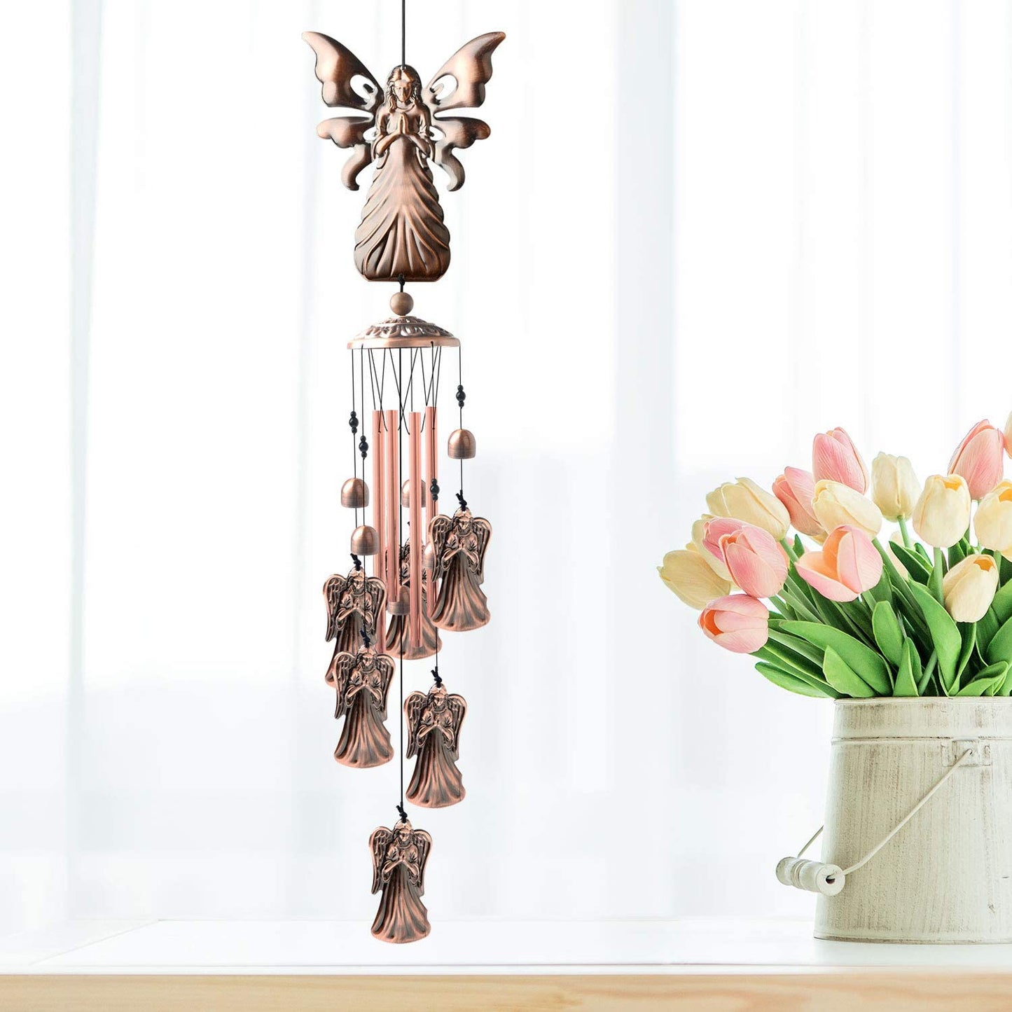 (🔥 Promotion--40%OFF)Pure hand-made Copper Horse wind chimes