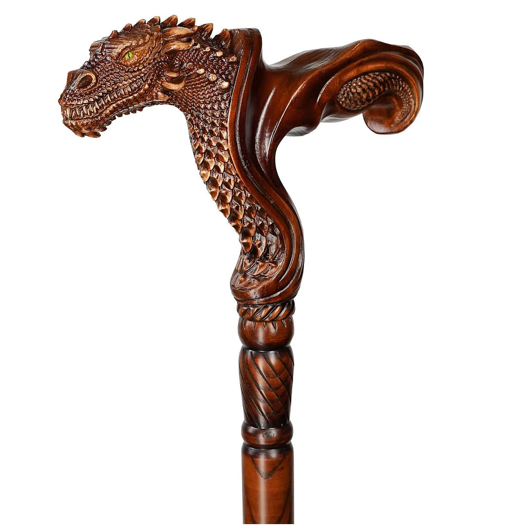 Designer Art Wooden Cane badass Walking Stick Horse with Saddle, Fancy decorative canes for ladies and men