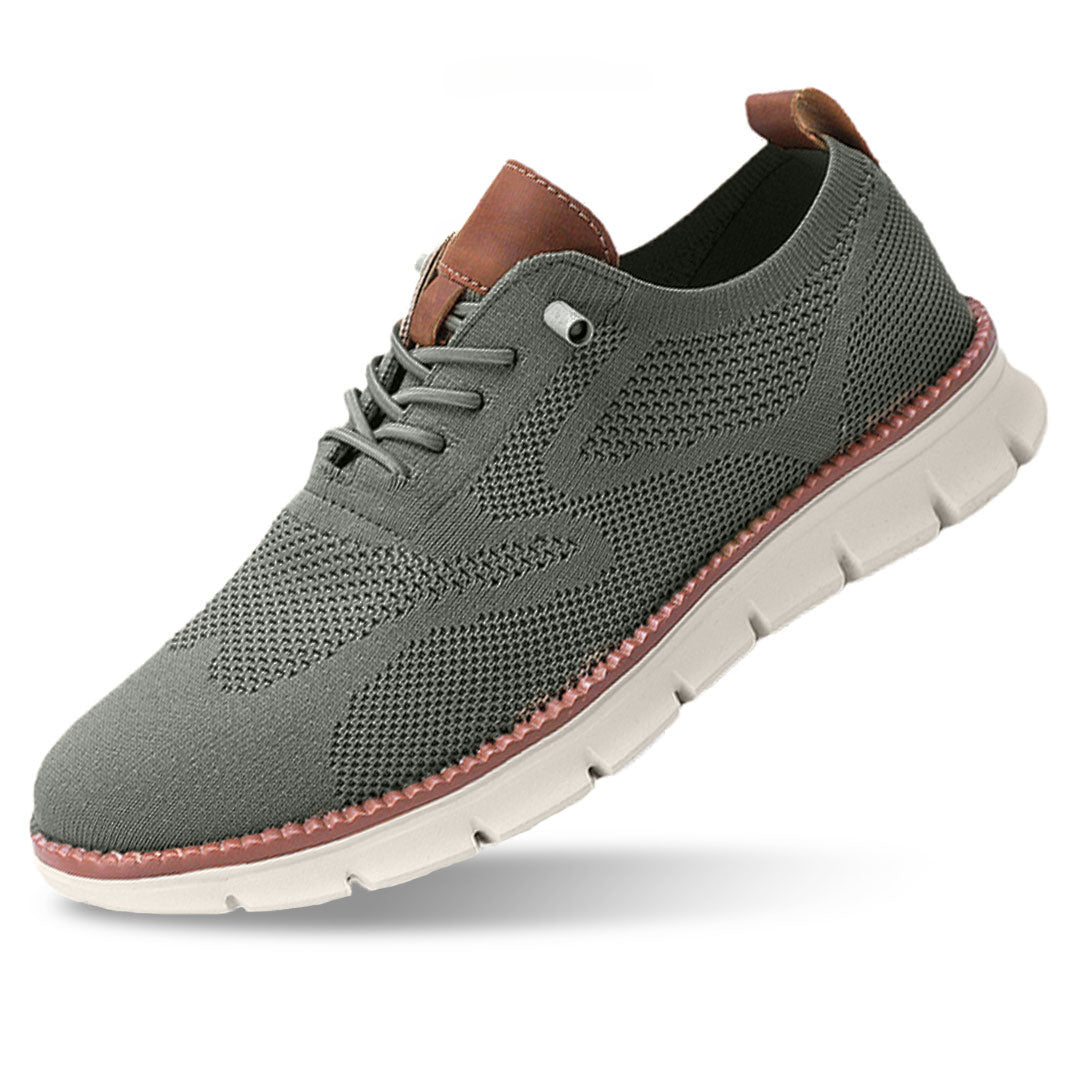 Lightweight lace-up casual men's shoes