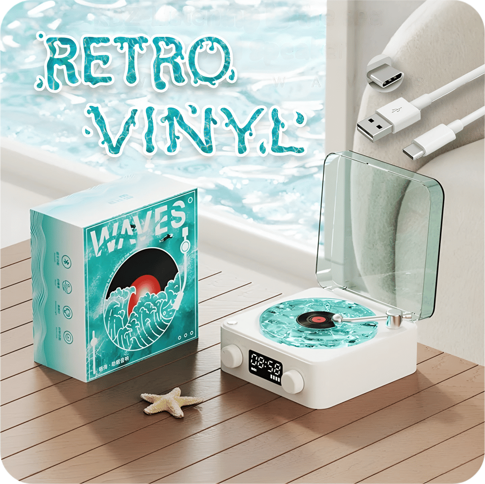 Retro Vinyl speakers