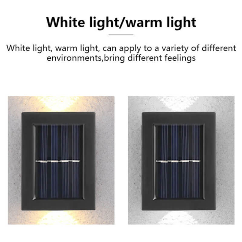 Waterproof Solar Powered Outdoor Patio Wall Decor Light🔥