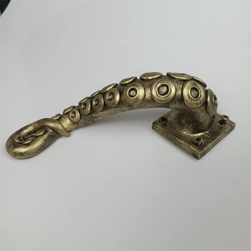 Antique octopus door knob