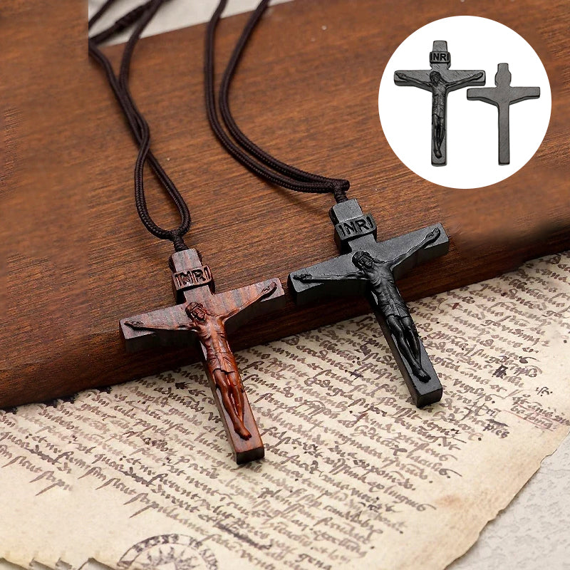 😍💥Special offer - Jesus Cross Wooden Necklace