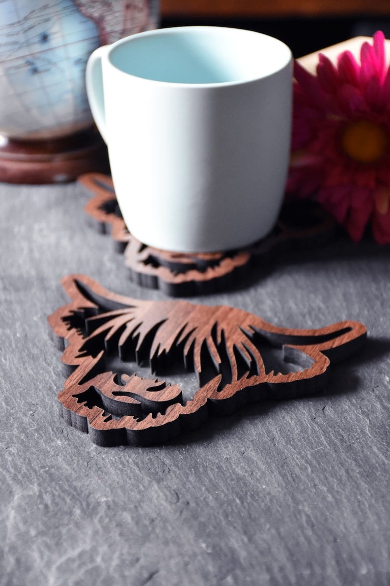 🐂Highland Cow Coaster