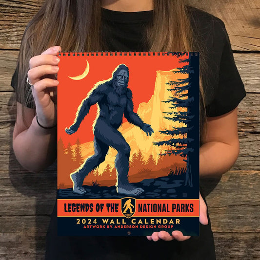 2024 Legends of the National Parks Wall Calendar