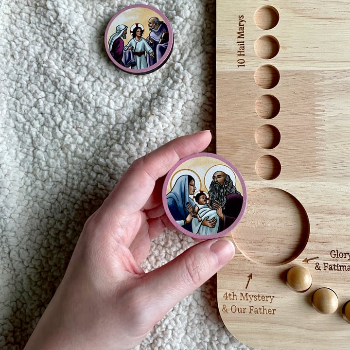 🎉The Best Gift For Children😍🔥Wooden Rosary Board