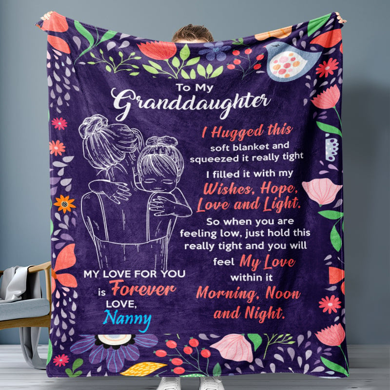 🎁Granddaughter's Gift-Sweet Words Blanket