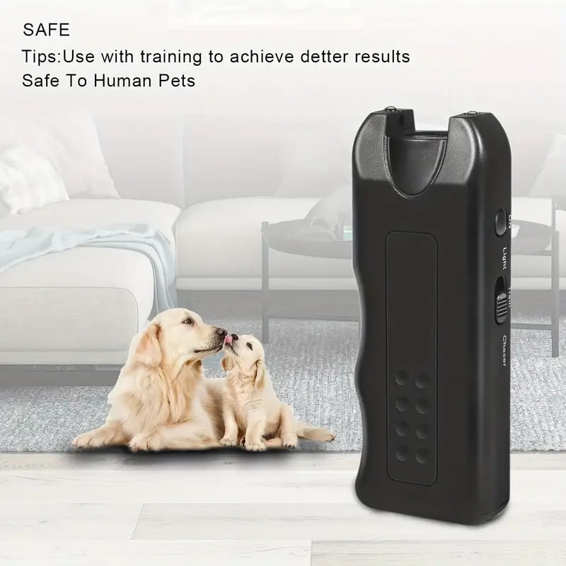 🔥Handheld Bark Control Luminous Ultrasonic Dog Repeller