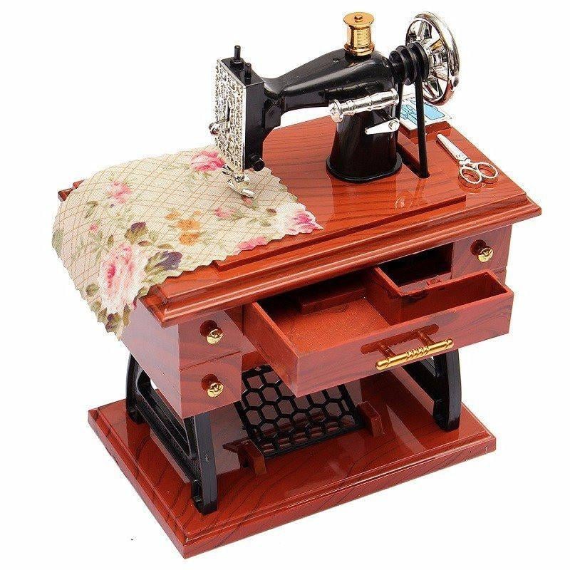 Premium Sewing Machine Music Box