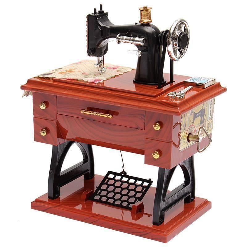 Premium Sewing Machine Music Box