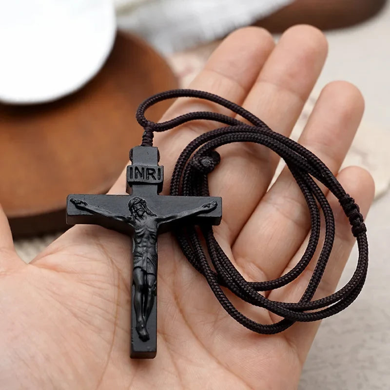 😍💥Special offer - Jesus Cross Wooden Necklace