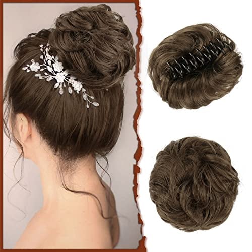 Claw Clip Messy Bun Hair Piece