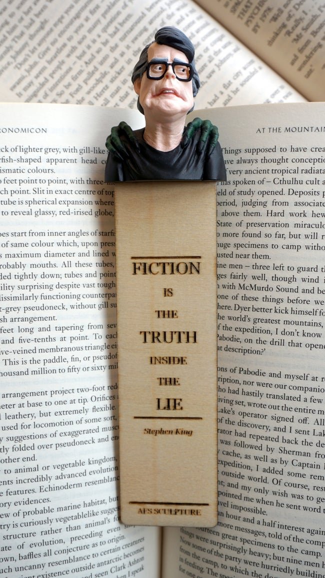 🎁Limited time 50% discount-3D human head horror bookmark