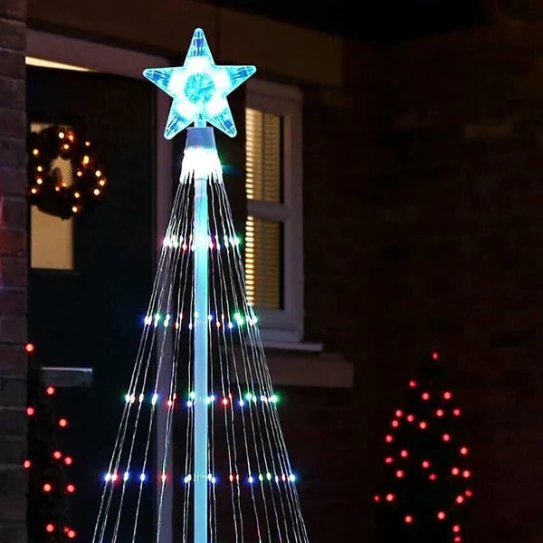 🌈Early Christmas Discounts🎄Multi-color LED animated outdoor Christmas tree