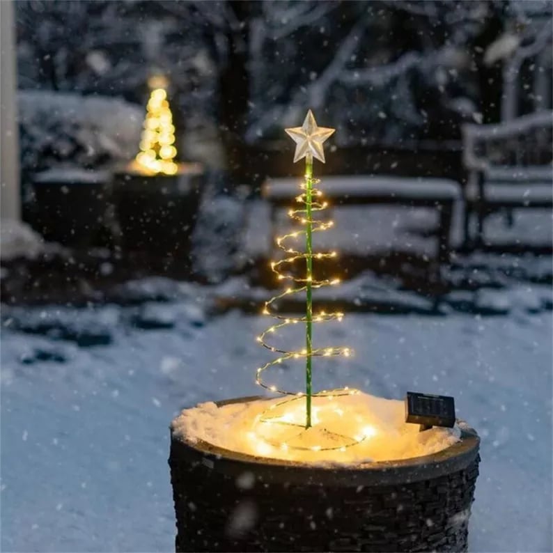 🔥Solar Christmas Tree LED String Lights