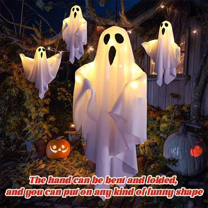 👻👻Halloween Glowing Ghost Chandelier