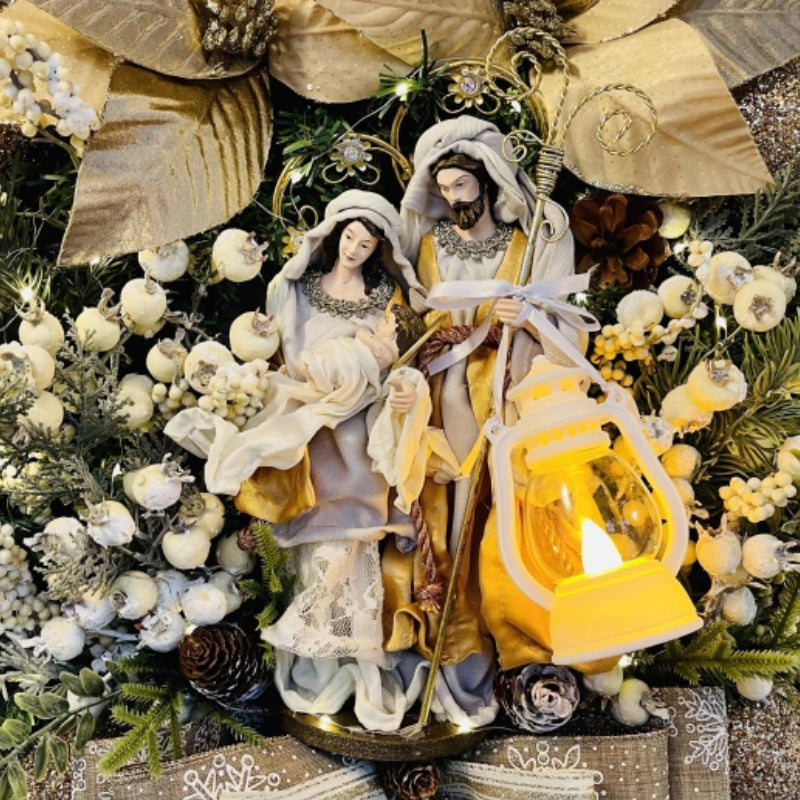 Holy Family Wreath Decorations