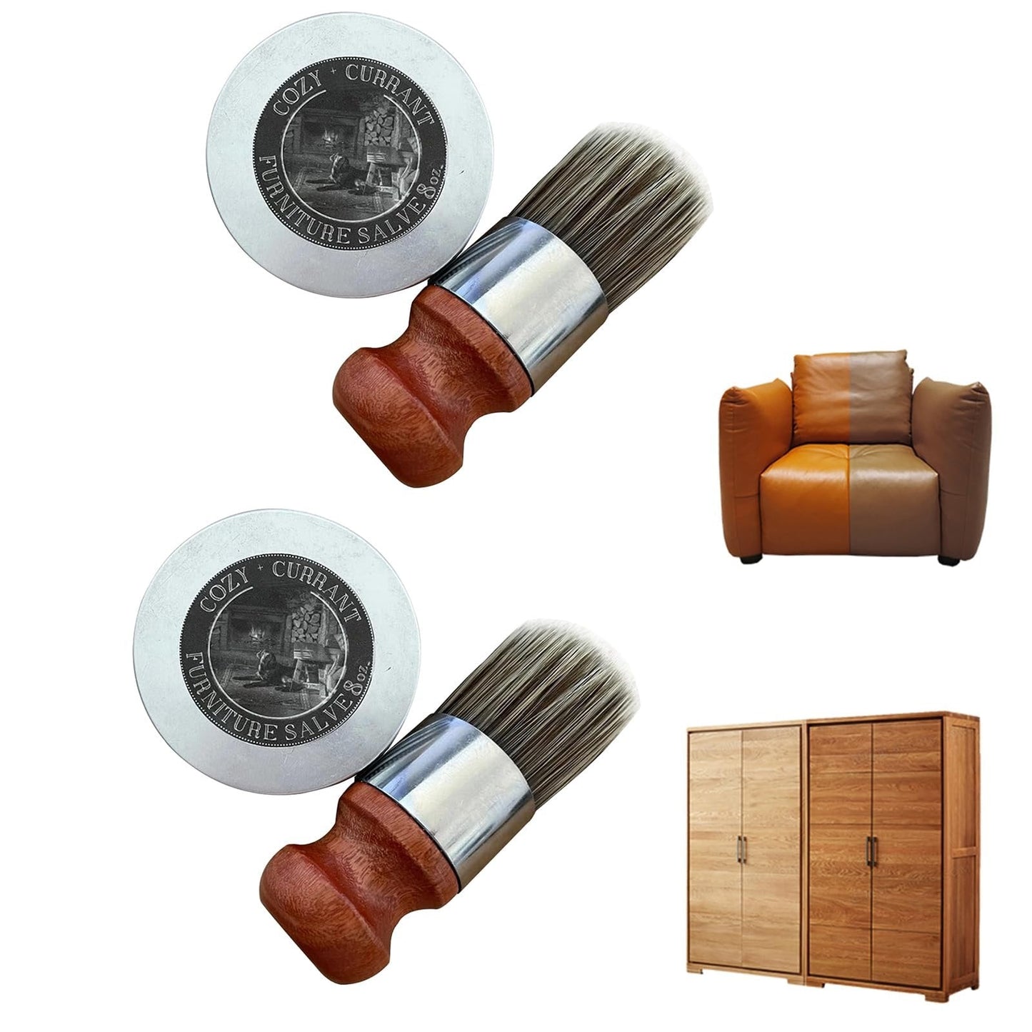 🎁50% OFF 🔥 Leather & Furniture Repair Salve + Applicator Brush