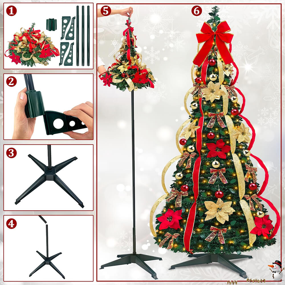 🎄Folding Christmas Tree Decoration(Free Shipping)