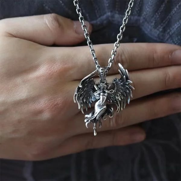 Guardian Angel Pendant Necklace