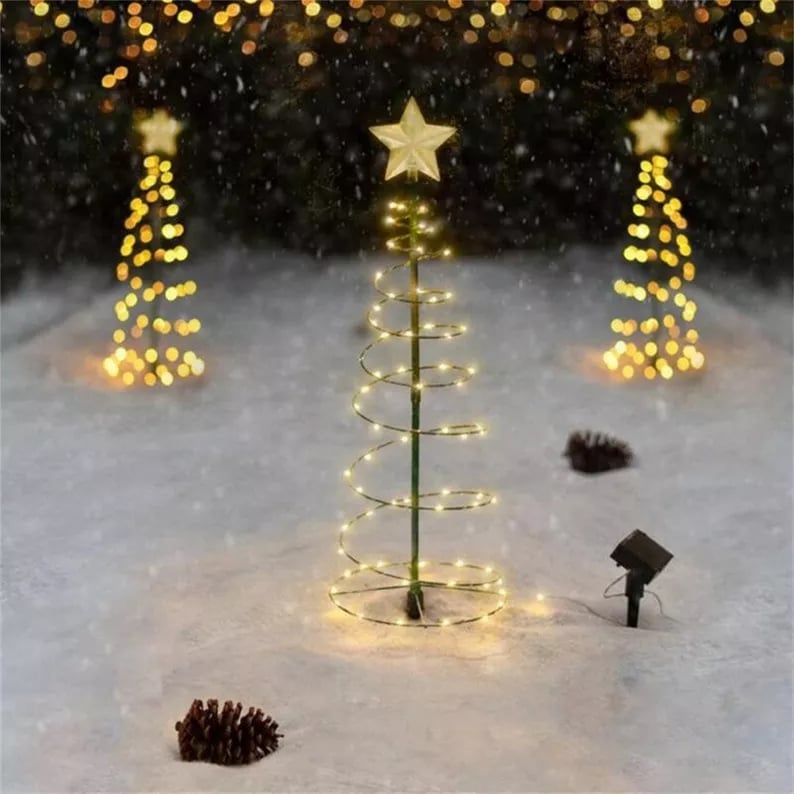 🔥Solar Christmas Tree LED String Lights