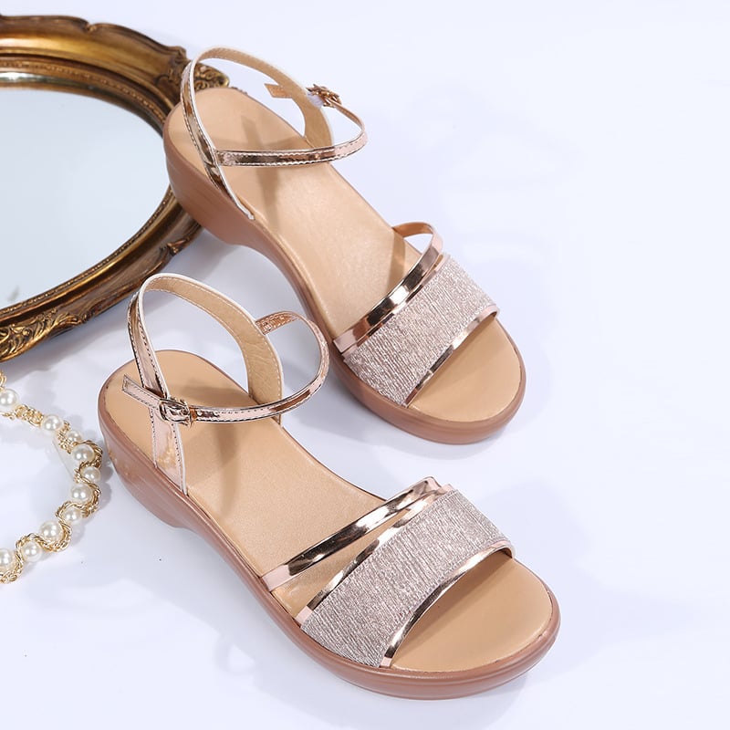 2024 New Women's Open Toe Wedge  Sandals