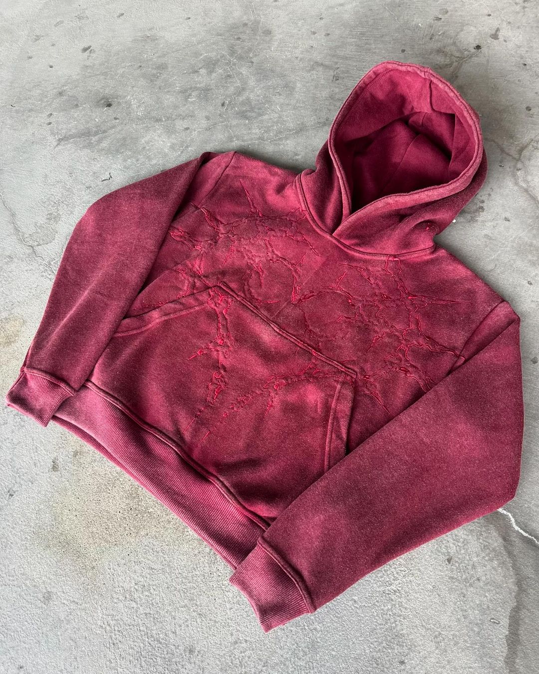 Embroidered  hoodie