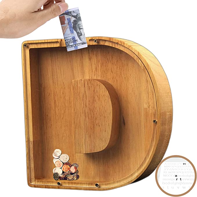 🔥Piggy Bank-Wood Gift For Kids