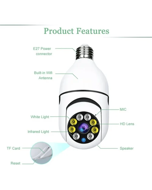 🔥Wireless Wifi Light Bulb Camera Security Camera - BUY 2 GET FREE SHIPPING TODAY!