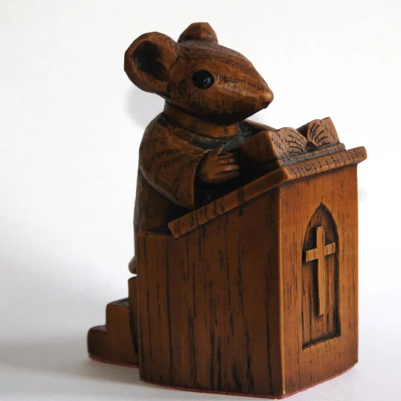 49% off💓Church Mouse - The Vicar in the Pulpit