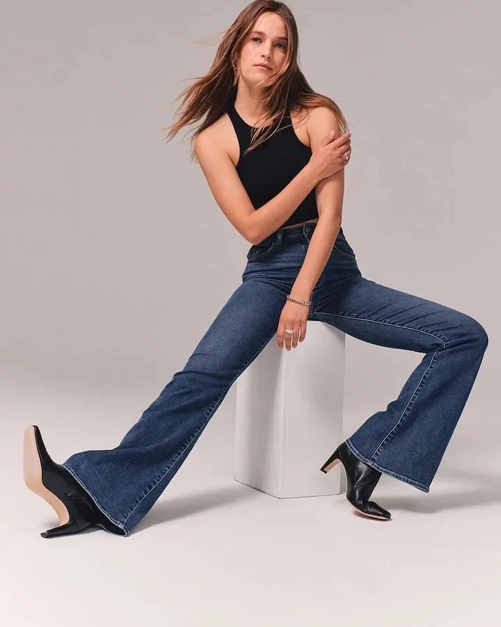 ⭐Women’s Spring 2024⭐ Ultra High Rise Stretch Flare Jean