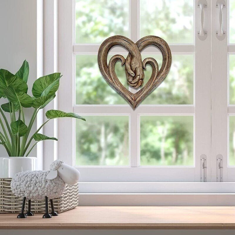 🎁-49%OFF-🔥Heart Holding Hands Wall Decor - Forever Love