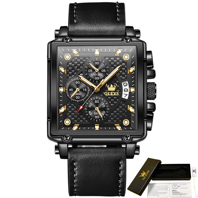 Luxury Diamond Crown Business Automatic Mechanical Watch