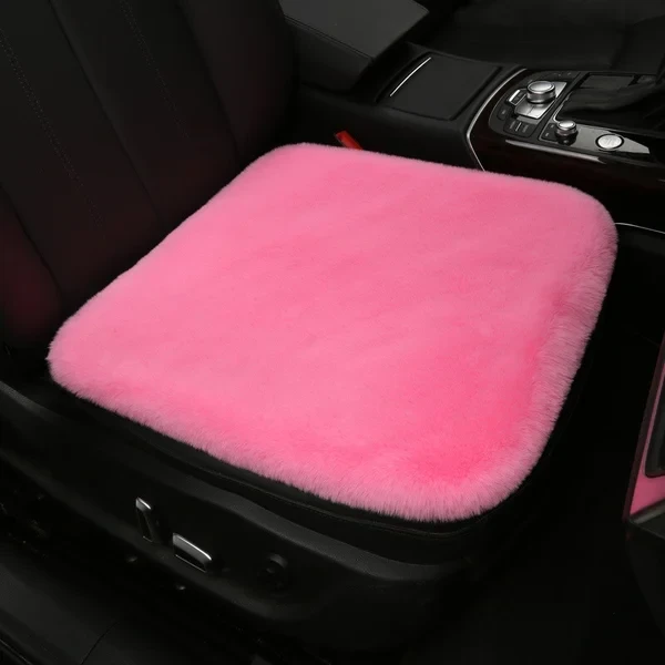 Plush Car Seat Cushion