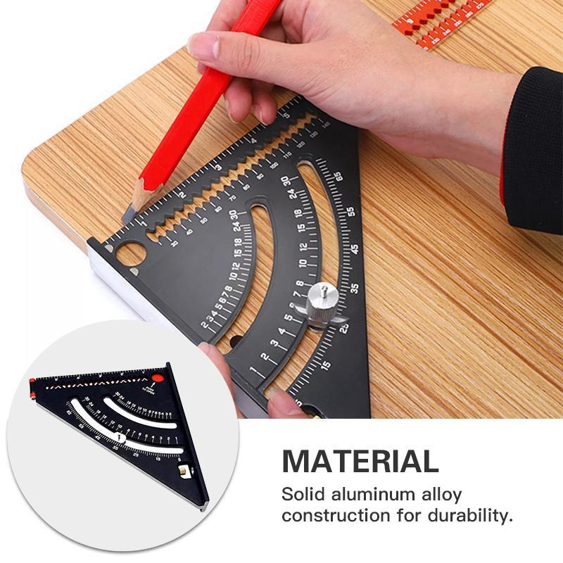 Aluminum Alloy Triangle Ruler