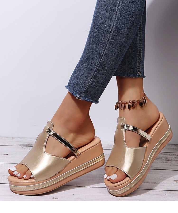 Women's casual wedge sandals