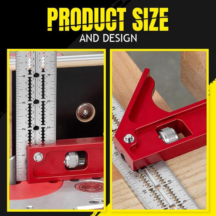 Woodworking Tool Adjustable Sliding Ruler