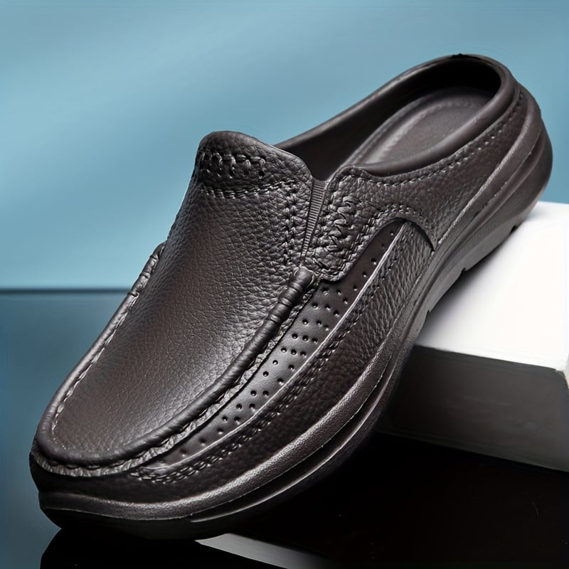 Men's Slip-On Mules - Wear-resistant Non-Slip Comfy Casual Shoes