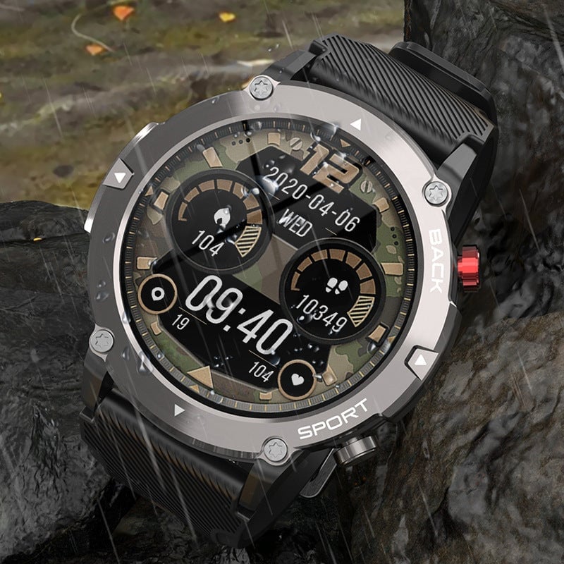 Military 2023 HD LCD Bluetooth Tactical Smart Watch