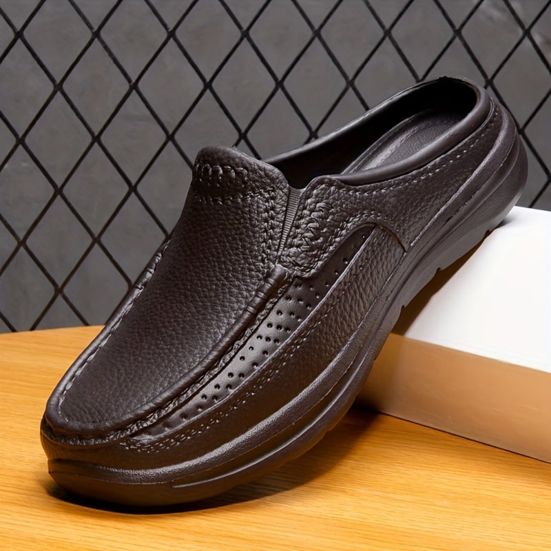 Men's Slip-On Mules - Wear-resistant Non-Slip Comfy Casual Shoes