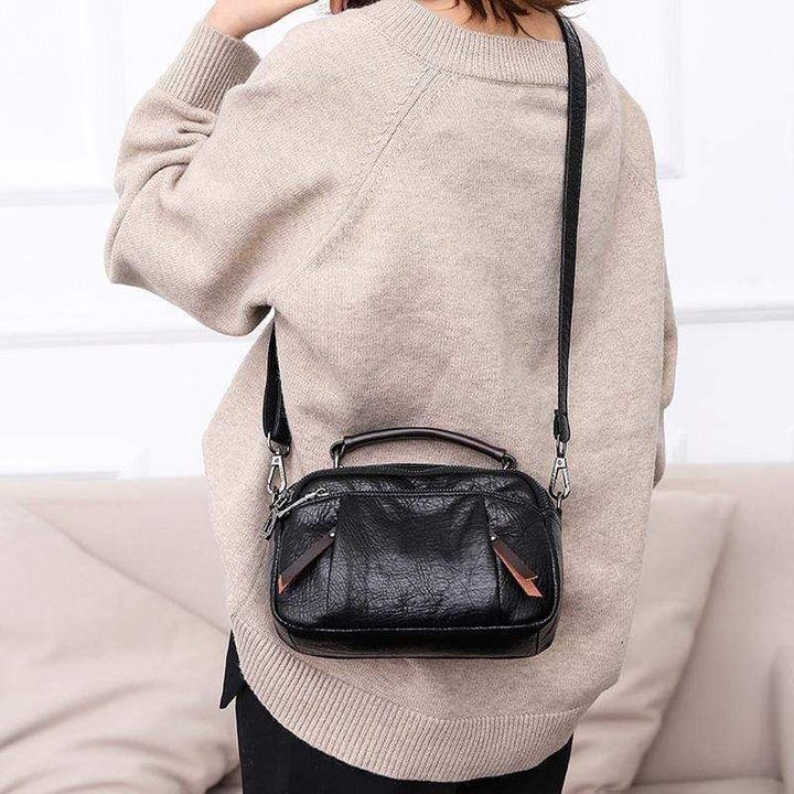 Multi Pockets Soft Leather Bag