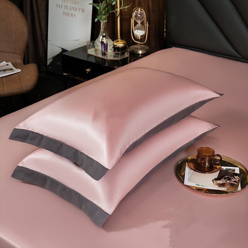 🎁Summer Promotion-Free Pillowcase🎁-Ice Silk Bed Sheet