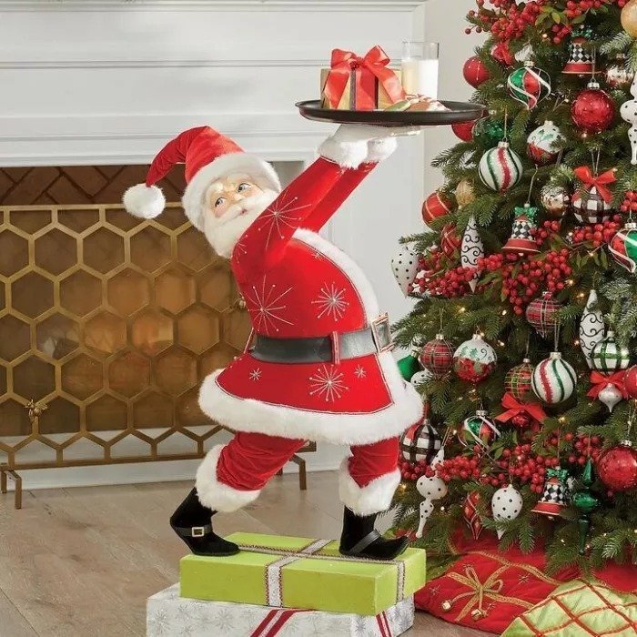 🎅Santa Holdings Tray Figurine