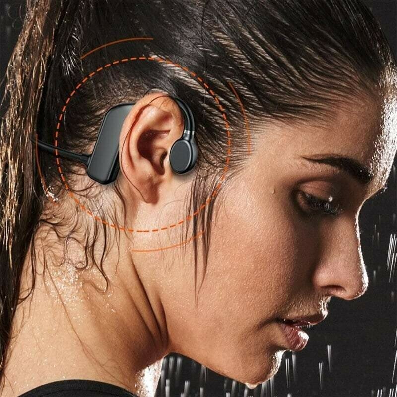 Knochen leitung Bluetooth Kopfhörer (Komfort, Klang klarheit A)