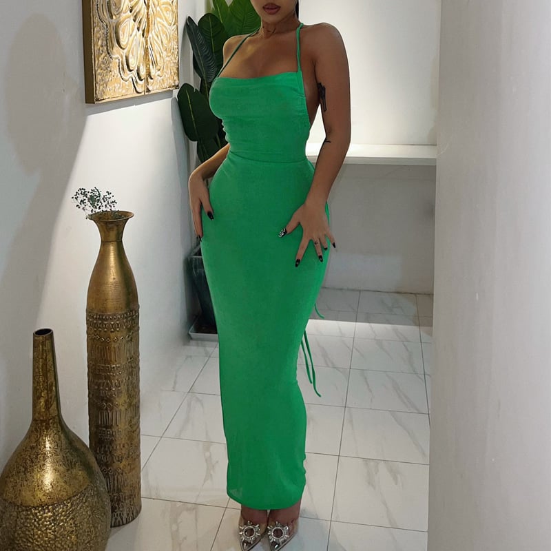 🔥50% OFF HOT SALE Backless Maxi Dress