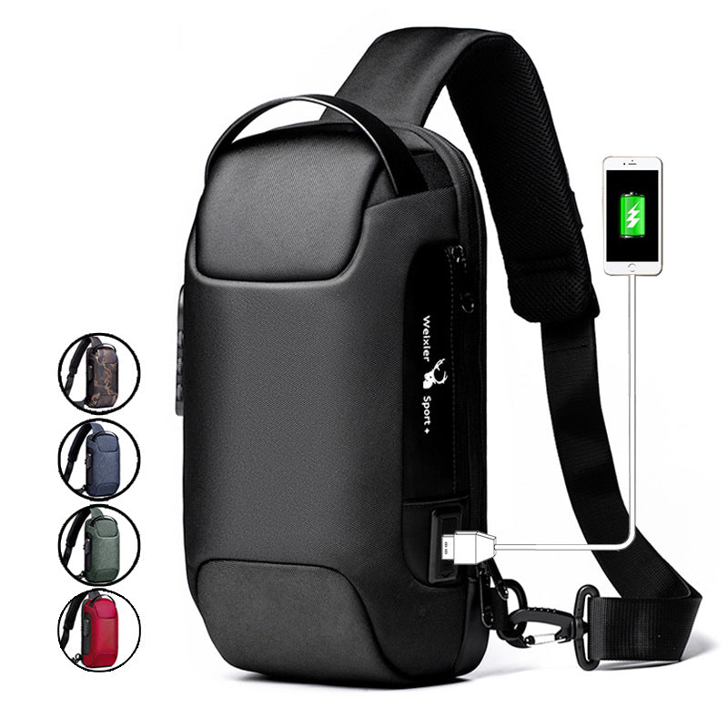 USB charging sport sling  Anti-theft shoulder bag(Buy 2 Free Shipping)