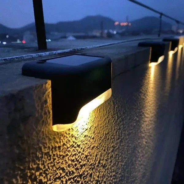 LED Solar Lamp Path Staircase Outdoor Waterproof Wall Light