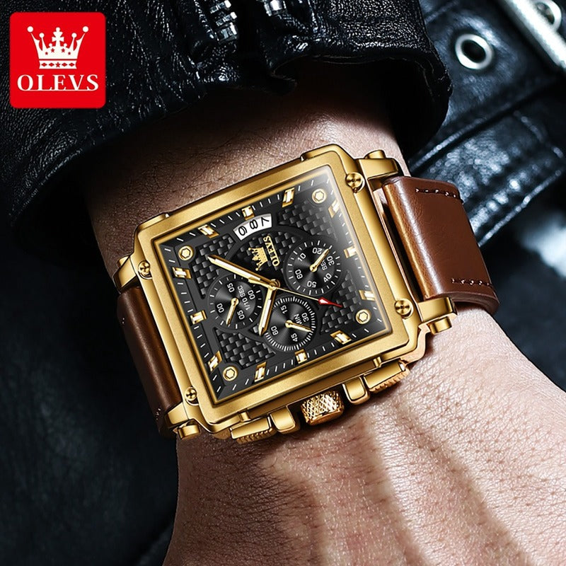 Luxury Diamond Crown Business Automatic Mechanical Watch